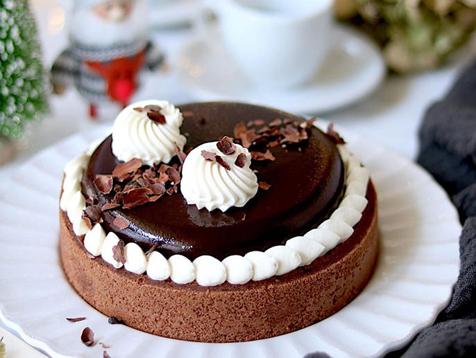 画像 ケーキ デコレーション チョコ細工 準備されたレシピの食事 新鮮なの画像