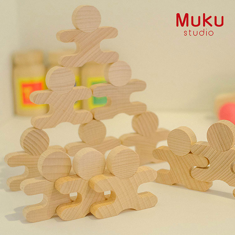 Muku-studioの［出産祝い］木のおもちゃ 忍者を贈る | カジュアル