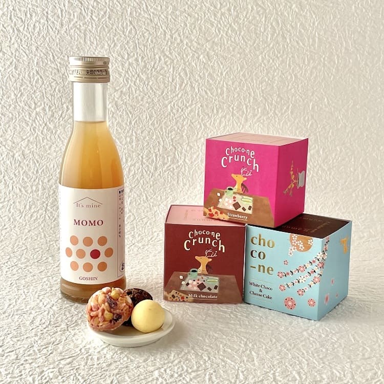 Lilionteのお酒とショコネ(白桃リキュール)を贈る | カジュアルギフト