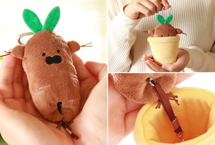 HUNET MALLのマンドラゴラが叫ぶ !? ひっこぬきマスコットを贈る