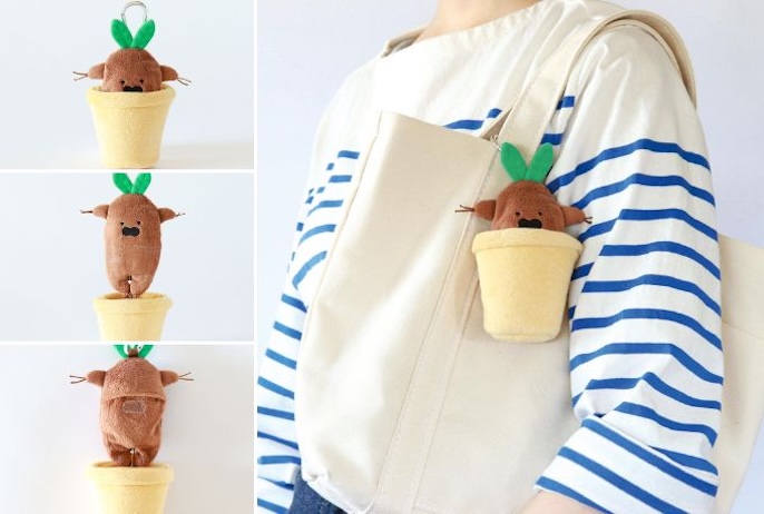 HUNET MALLのマンドラゴラが叫ぶ !? ひっこぬきマスコットを贈る