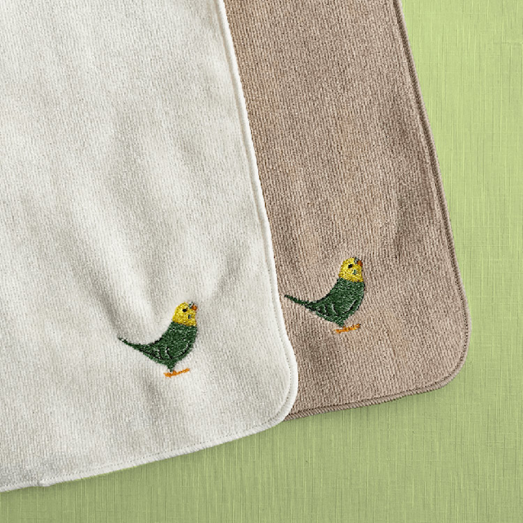 BIRDSTORYの刺繍ミニタオル（2枚組）を贈る | カジュアルギフト