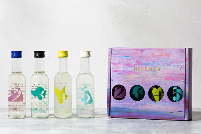 HINEMOSのTasting Set sunrise/日本酒4銘柄飲み比べセットを贈る